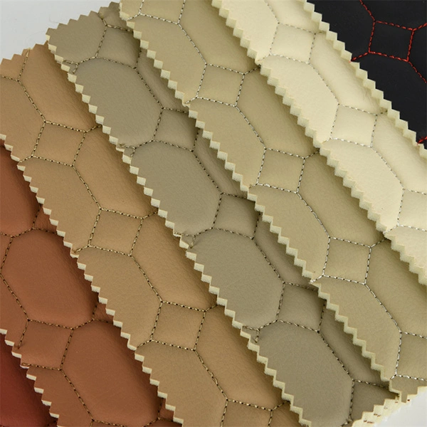 PVC broderi læder
