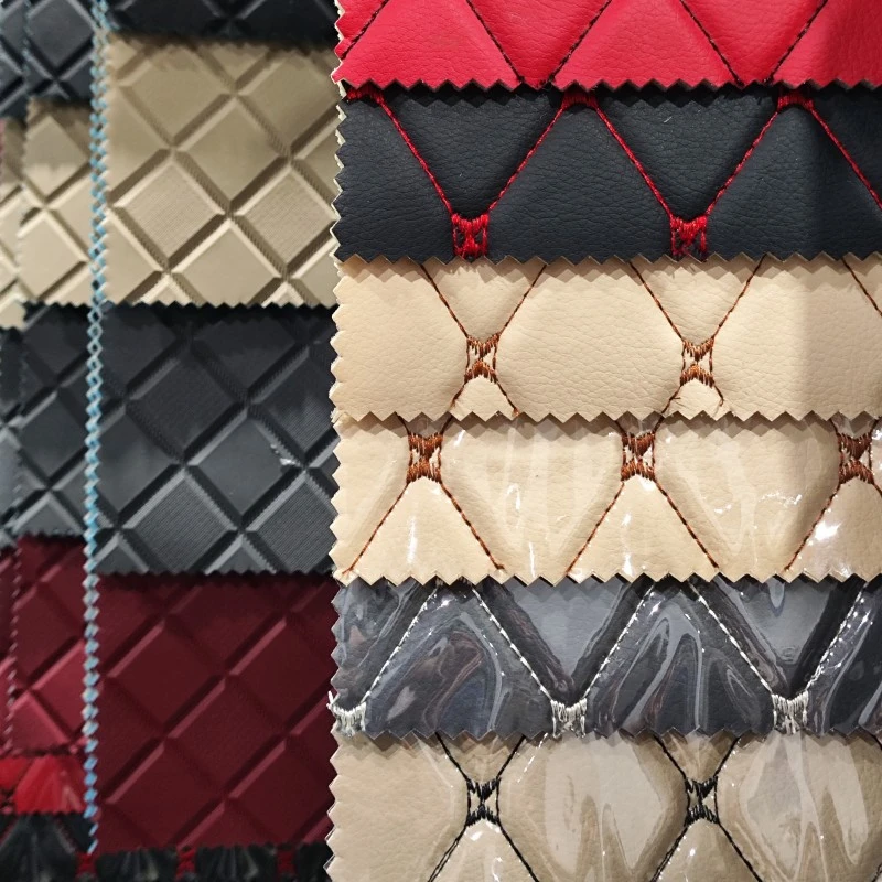 PVC broderi læder plast